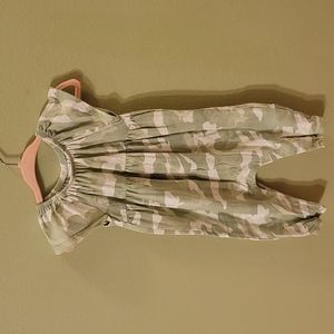 Old Nacy camo jumpsuit- size 6-12 months
